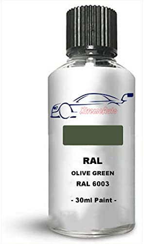 Xtremeauto Touch Up Paint Interior/Exterior RAL 6003 Olive Green Satin Finish Interior Scratch Repair: Wall, Cabinets, Trim, Molding, Furniture, Windows, Fascia