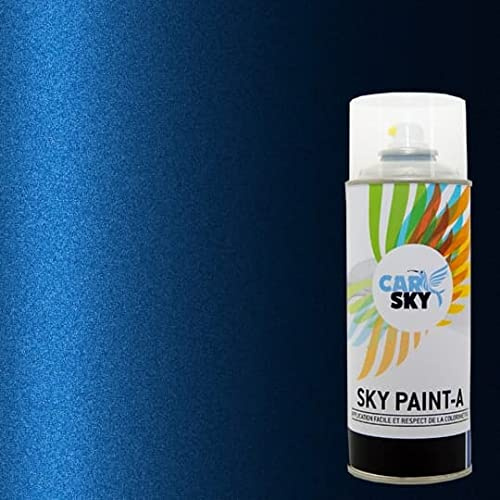 CARSKY Farbspray Autolack Auto Lack Reparatur kompatibel mit Citroen Bleu Montebello Met-KPL und Glanzlack, 2 Spraydosen 400 ml
