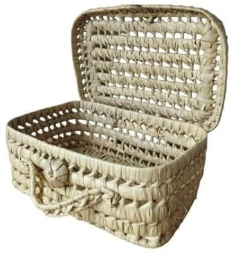 Valisette en feuilles de palmier (M)