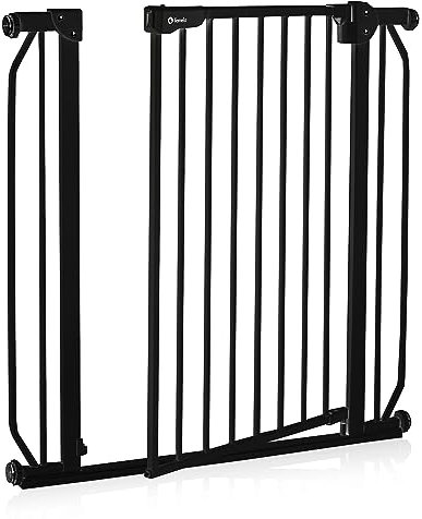 LIONELO Truus Slim - Rejilla de protección para escaleras, sin taladrar, Rejilla Protectora para Puerta, Rejilla para Puerta para bebé, Metal, Ancho de 75 a 105 cm, Ajustable