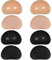 SKENGWEL 4 Pairs Silicone Bra Inserts Self-Adhesive Bra Pads Inserts Removable Sticky Breast Enhancer Pads Breast Lifter For Women