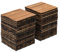 Holzfliesen Fliese Terrassenfliesen Holzoptik Bodenbelag Klicksystem Balkonfliesen Bodenbelag mit Drainage, 36er Set Innen Außen Garten Balkon Decking, 11er Spar Set für 1m², 30.3x30.3 cm