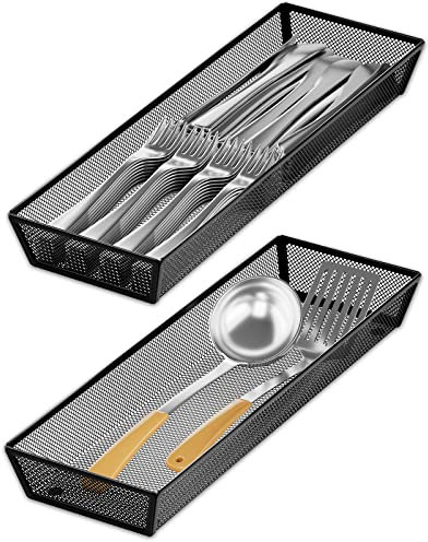 JANE EYRE Organizer per cassetti da cucina - organizer per utensili per argenteria per cassetto della cucina, vassoio per argenteria nel cassetto