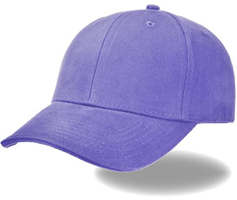 Van Der Rich ® - Baseball Cap Adjustable 100% Baumwolle - Dammen-Herren (Lila)
