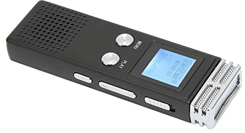 Audiorekorder, Sprachrekorder für Vorlesungen, Sprachaktiviertes Aufnahmegerät, Rekorder mit Passwort, One-Click-, Rauschunterdrückung (8GB)