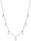 Amberta Frauen 925 Sterling Silber Süßwasser Perlen Halskette: Silber 4-5 mm Perlen Charms Halskette