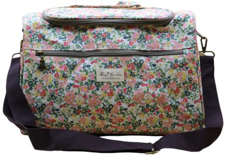 Bolsa isotermica, Nevera portatil para Alimentos, Porta Comida con Forro plastico Impermeable con Aislamiento térmico Genial para Playa,Picnic,Camping,Barbacoa Verde y Rosa