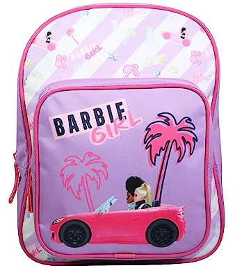 BAGTROTTER Rucksack 31 cm mit Tasche Kindergarten Barbie Violett