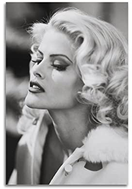 Schauspielerin Anna Nicole Smith Poster für Schlafzimmer, Ästhetik, Bilddruck, Leinwand, Gemälde, 60 x 90 cm, ungerahmt