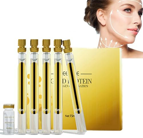 Pemarlis Juego de levantamiento InstaLift,Combinación de Hilo de Proteína Soluble Y Esencia de Nano Oro,Hilo de colágeno absorbible para estiramiento facial,Reduce las Arrugas