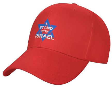 NLWQEKV I We Stand with Israel Hat Pray Israel Strong Trucker Hat Damen Herren American Stand with Israel Cap