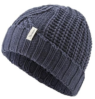 Sterntaler Mädchen Strickmütze Zopfmuster Ohne, Marine, 51 EU