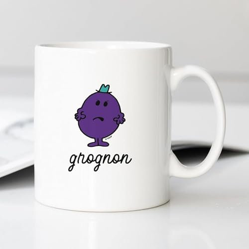 Monsieur Madame Mug Grognon Coeur - Mug céramique imprimé en France - Licence Officielle