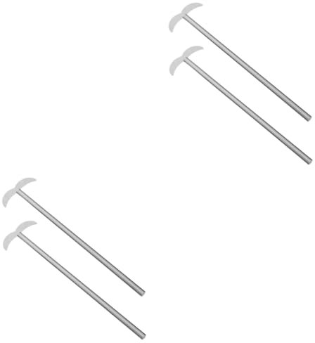 IMIKEYA Elektrischer Rührer 4 Stück Rührflügel Aus Edelstahl Rührstab Bar Elektrowerkzeuge Chemie Rührstab Rührwerkzeug Rührer Für Laborreagenzien Streuteller Elektrisch Rostfreier Stahl