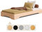 smartwood Cama Infantil TILA 7 80x190 con somier y barandilla - Cama Montessori a RAS de Suelo para niños y niñas 190x80 - Madera Natural