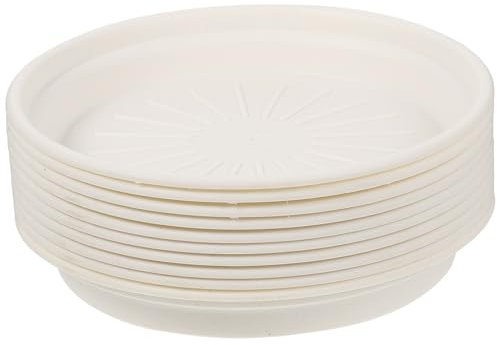 POPETPOP 10 Piezas Bandeja De Maceta Bandeja De Agua para Maceta Bandeja Circular Plato De Planta Maceta Al Aire Libre Planta De Plastico Pedalier El Plastico Planta En Maceta