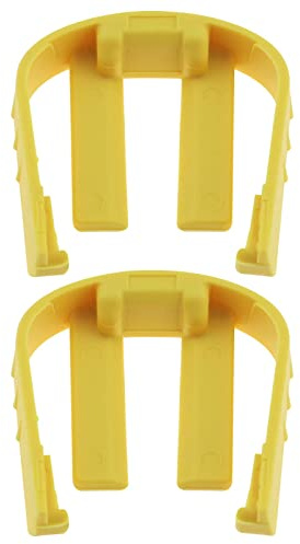 ECSiNG 2 Uds Anillo de Presión de Conexión Rápida para Lavadora A Presión 50373330 Compatible con Karcher K2 K3 K4 K5 K6 K7 Clips C de Repuesto Color Amarillo