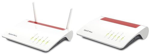 AVM Fritz!Box 6890 & Fritz!Box 7590 AX (Wi-Fi 6 Router mit 2.400 MBit/s (5GHz) & 1.200 MBit/s (2,4 GHz),bis zu 300 MBit/s mit VDSL-Supervectoring 35b,WLAN Mesh,DECT-Basis,deutschsprachige Version)