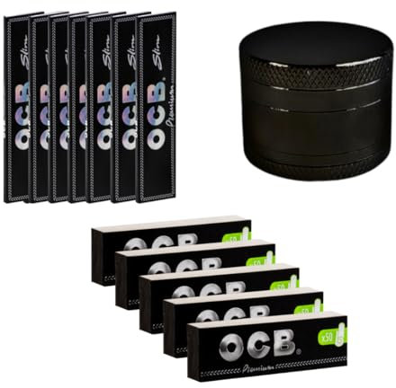 3er Set mit Kräutermühle aus Edelstahl Papier und Filter