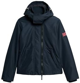 Superdry Damen Mountain Windjacke mit Kapuze Finster Marineblau 38