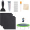 Trampolin Reparaturset Sprungtuch, Trampolin Flicken Reparaturset, 4 X 4 Im Quadrat Auf PatchesTrampolin Flicken Reparatur Set Nylon Reparatur Patches Selbstklebende Nylon Patches Wasserdichte