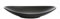 IUSOT Black Decorative Key Bowl for Hallways, Oval Entryway Key Tray Organizer, Potpourri or Ring Dish, Elegant Black Trinket Bowl for Entry Table or Dressing Room