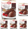 RUF Mousse au Chocolat Feinherb, dunkle Schoko-Mousse mit 34% Kakaoanteil, französisches Dessert, portionierbar, glutenfrei (Packung mit 5)