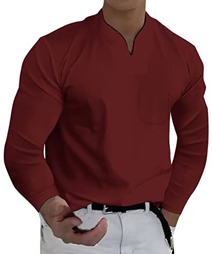 Camicia Azzurra Uomo Polo Elasticizzata Uomo T Shirt Uomo T Shirt Uomo Bianca T Shirt Uomo Divertenti Strane Pantalaccio Uomo Elegante Fucsia Camicia Uomo Coreana Lino Completo