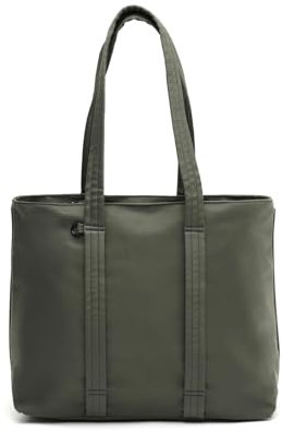 MISAKO Hadari Sac à dos en nylon pour ordinateur (15) - Serviette pour ordinateur portable - Porte-ordinateur portable et porte-documents pour femme à la mode Hadari Vert 33 X 40 X 15 cm
