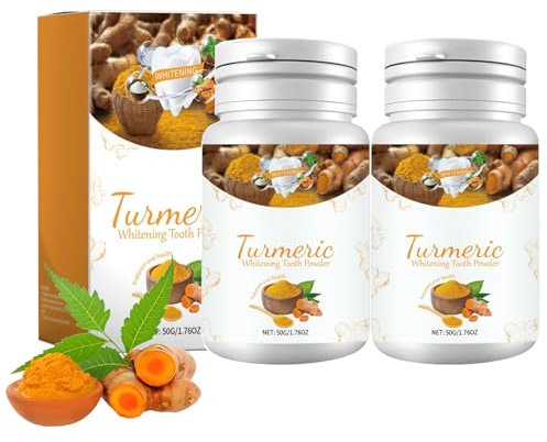 Turmeric Tooth Powder, Aufhellendes Zahnreinigungspulver Mit Kurkuma, Turmeric Brightening Powder, Turmeric Brightening Teeth Cleaning Powder, Zahnpulver, Tooth Powder (2)