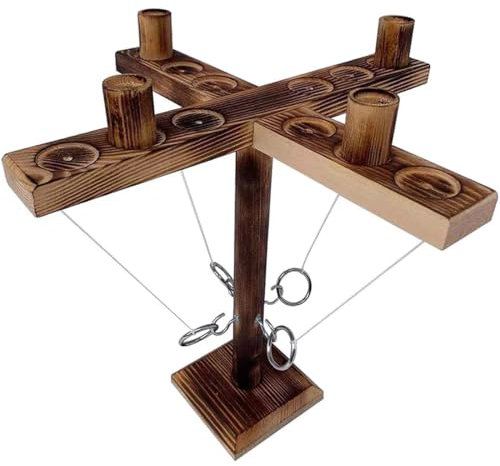 Aililong Ring Toss game for adults – 4 player fighting game, interactive ring throwing game, drinking game Rings hook, table games for adults, drinking game with punishments.