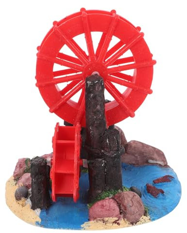 Sosoport Künstliches Wasserrad Für Aquarium Landschaftsdekor Miniatur Zur Ergänzung