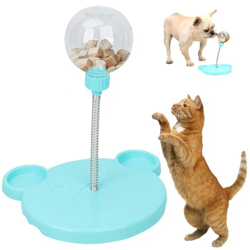 CHENBOOW Pelota de Aperitivos para Perros,Pelota de Comida para Perros,Pelota de Alimentación para Perros,Promueve Hábitos Alimenticios Saludables,Juguete Comederos Lento para Gatos
