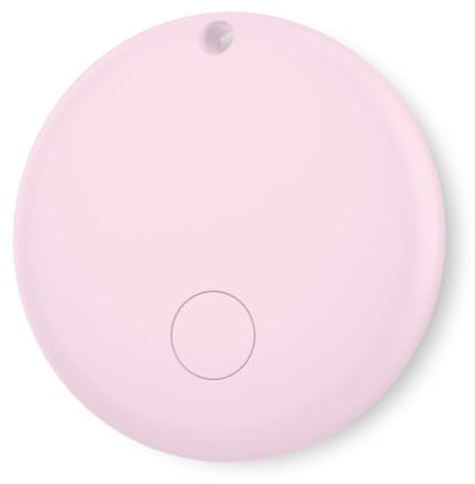 Smart Tracking Tag (Only Android) Key Finder Luggage Tracker for Keys Backpack (Pink)