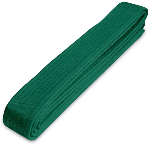 MYCRITEE Green Karate Belt, 86.6 Long, Polyester Cotton, for Men & Women