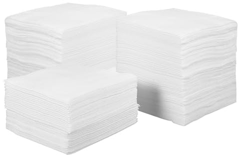 400 Stück Gesichtsreinigungspads aus Vliesstoff, Weiß, Einweg