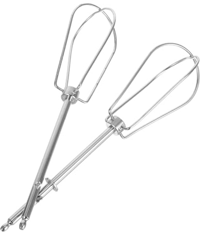 BESPORTBLE Accessori per frullatore per uova 2 pezzi in acciaio inox punte per frullatore multiuso per frustare mescolare e battere pezzi di ricambio per utensili da cucina riutilizzabili