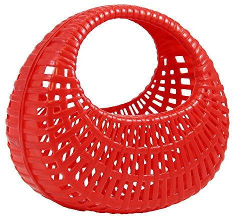 DDR Plastikkörbchen Plastikkorb rot, Spielzeugkörbchen, Kunststoffkörbchen, Einkaufskörbchen, Kinderkorb