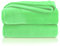 heimtexland ® Premium Flanell Kuscheldecke XL Super Soft Fleecedecke Sofadecke Überwurf Decke Öko-tex Typ380 Hellgrün 200x150