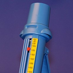 Clement Clarke AirZone Peak Flow Meter EU Scale, Blue in Bag - (3131001)
