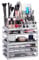 Relaxdays 10024643_50 Organiseur de Cosmétiques 6 Tiroirs 22 Casiers Rangement Make-Up Tour à Maquillage Acrylique Transparent, Standard
