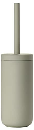 Zone Denmark Ume Toilettenbürste, WC Bürste, Klobürste in Schönem Dänischem Design, aus Steinzeug mit Soft Touch-Beschichtung, Durchm. 10 cm, Höhe 38,7 cm, Eucalyptus