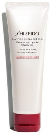 Shiseido Clarifying Cleansing Foam - 125 mL - Cleanses, Balances & Removes Impurities for Smoother, Radiant Complexion - For All Skin Types