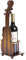 Vintiquewise Weinhalter für 1 Flasche, braun, Violine, Cello, Vintage, dekorativ