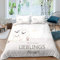 Loussiesd Kinder Bär Druck Bettbezug Set Baby Kleinkinder Bettwäsche Set Schönes Tiermuster Bettwäsche 135x200cm für Mädchen Teenager Weiches Leichtgewicht Mikrofaser Betten mit Reißverschluss