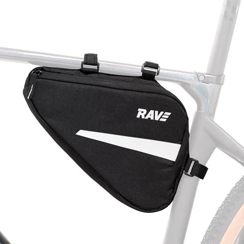 RAVE Fahrrad Triangle Rahmentasche - Praktische Fahrradtasche für den Rahmen, Oberrohrtasche, Schwarz | Rahmentasche Fahrrad, Oberrohrtasche Fahrrad, Fahrradtasche Rahmen, Rahmentasche, Oberrohrtasche