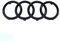 Audi 8W0071801 Ringe Emblem Kühlergrill Logo, schwarz *** nur für S-Line Exterieur (PR-Code 2K7) *** Größe vor dem Kauf messen! ***