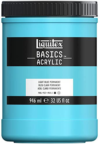 Liquitex Basics Acrylique Pot 946 ml Bleu Clair Permanent ROW