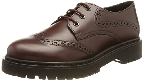 Geox D Bleyze H, Zapatos para Mujer, Rojo (Bordeaux) , 39 EU