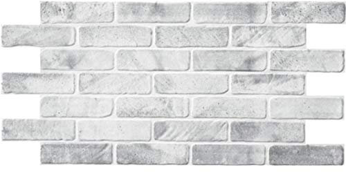 Lot de 10 panneaux muraux 3D en PVC (18, Gris)